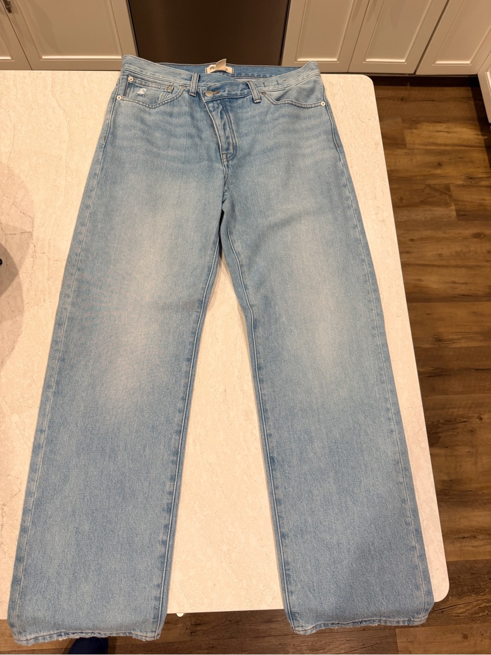 Madewell straight leg low slung jeans